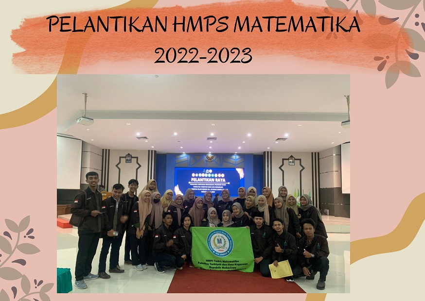 Pelantikan Pengurus Baru HMPS Tadris Matematika Periode 2022-2023